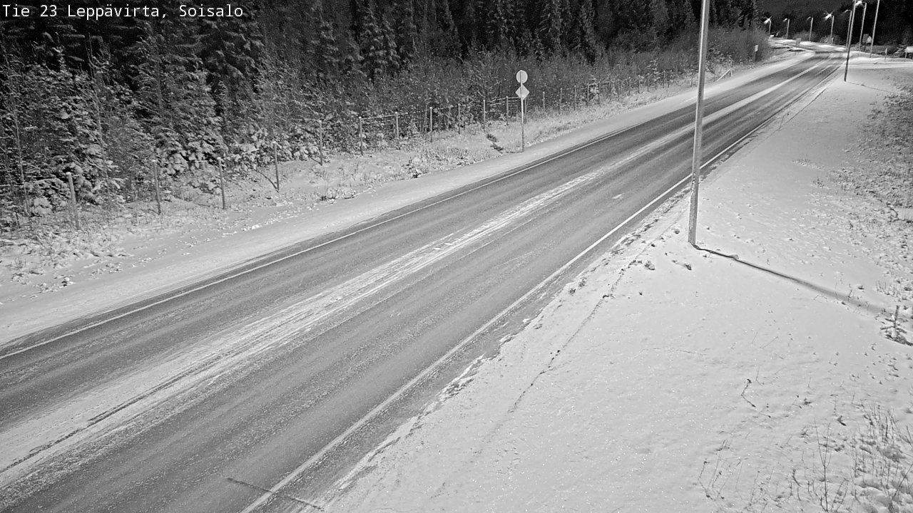 Weather Camera Image Road 23 Leppävirta, Soisalo, Leppävirta, Pohjois-Savo