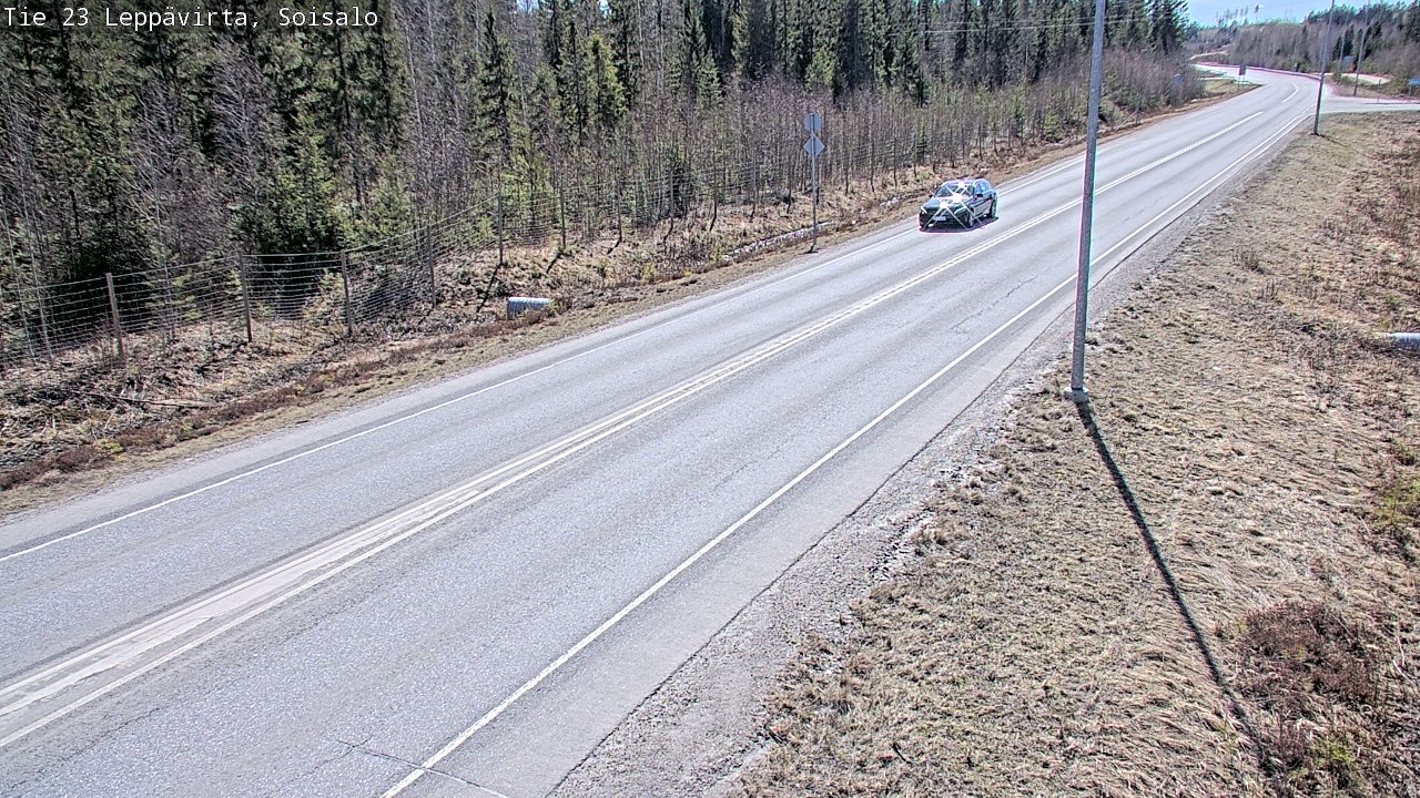Weather Camera Image Väg 23 Leppävirta, Soisalo, Leppävirta, Pohjois-Savo