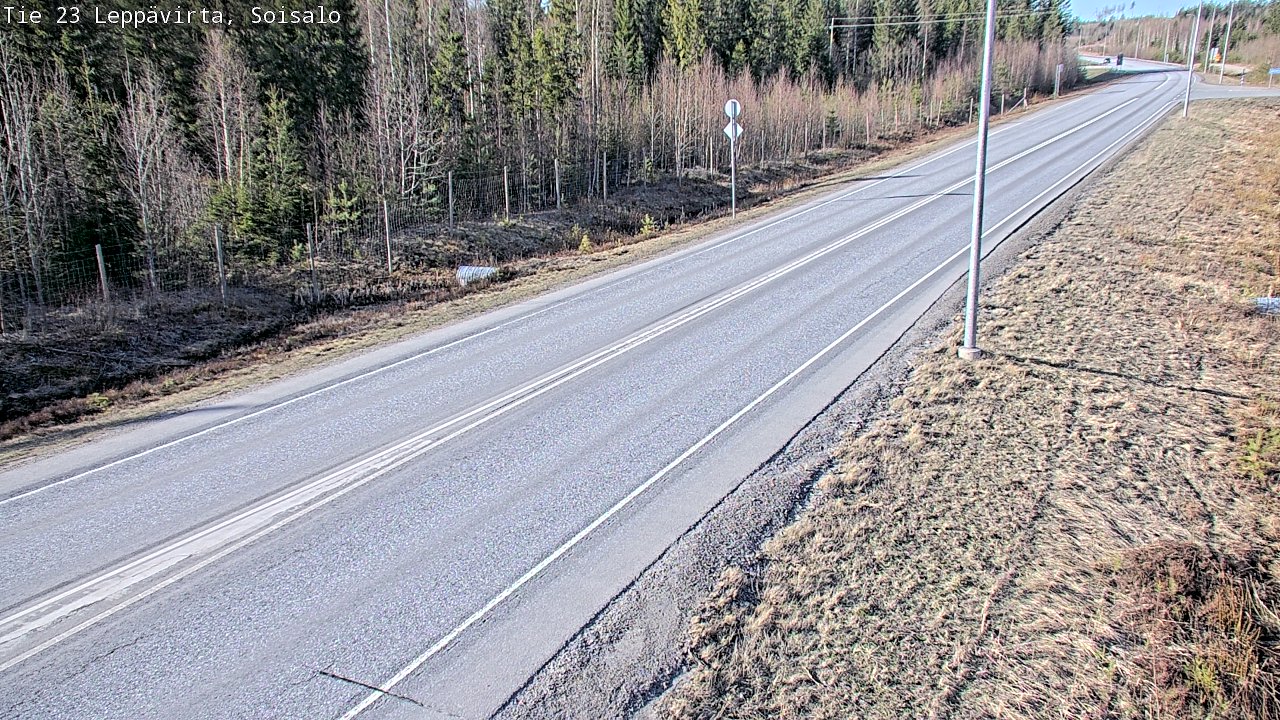 Kelikamerat Kuva Tie 23 Leppävirta, Soisalo, Leppävirta, Pohjois-Savo