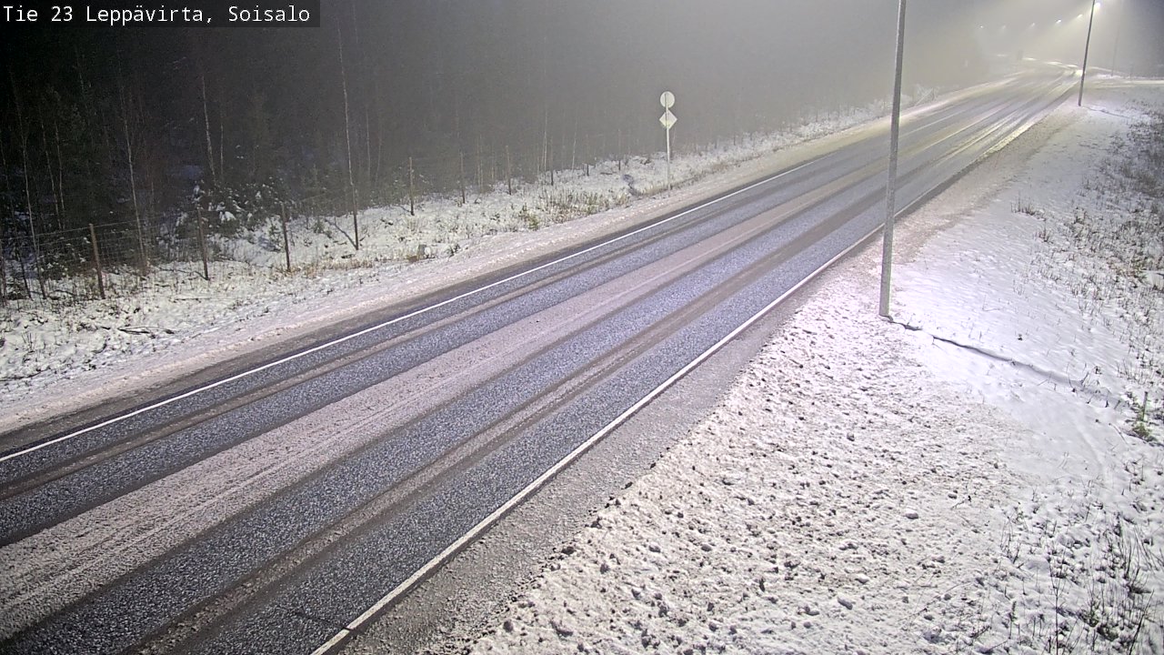 Weather Camera Image Road 23 Leppävirta, Soisalo, Leppävirta, Pohjois-Savo