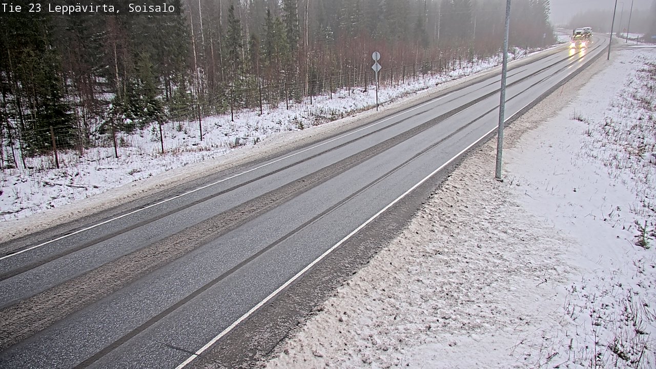 Weather Camera Image Road 23 Leppävirta, Soisalo, Leppävirta, Pohjois-Savo