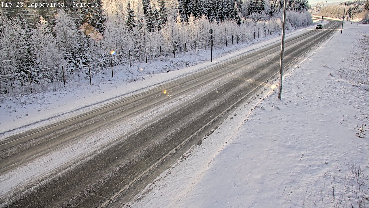Weather Camera Image Road 23 Leppävirta, Soisalo, Leppävirta, Pohjois-Savo