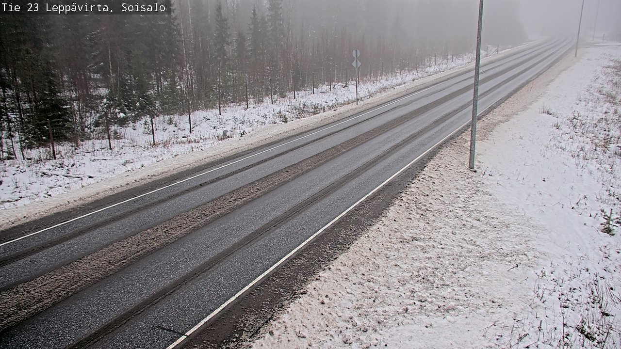Weather Camera Image Road 23 Leppävirta, Soisalo, Leppävirta, Pohjois-Savo