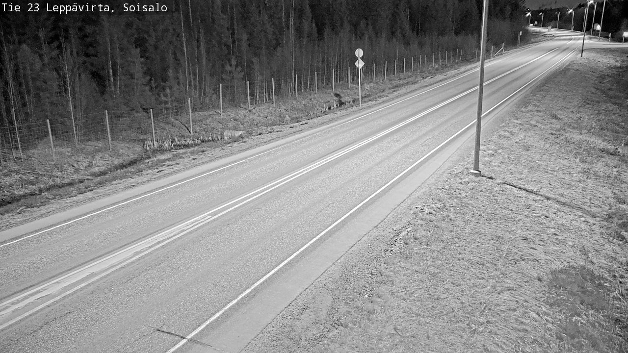 Weather Camera Image Väg 23 Leppävirta, Soisalo, Leppävirta, Pohjois-Savo