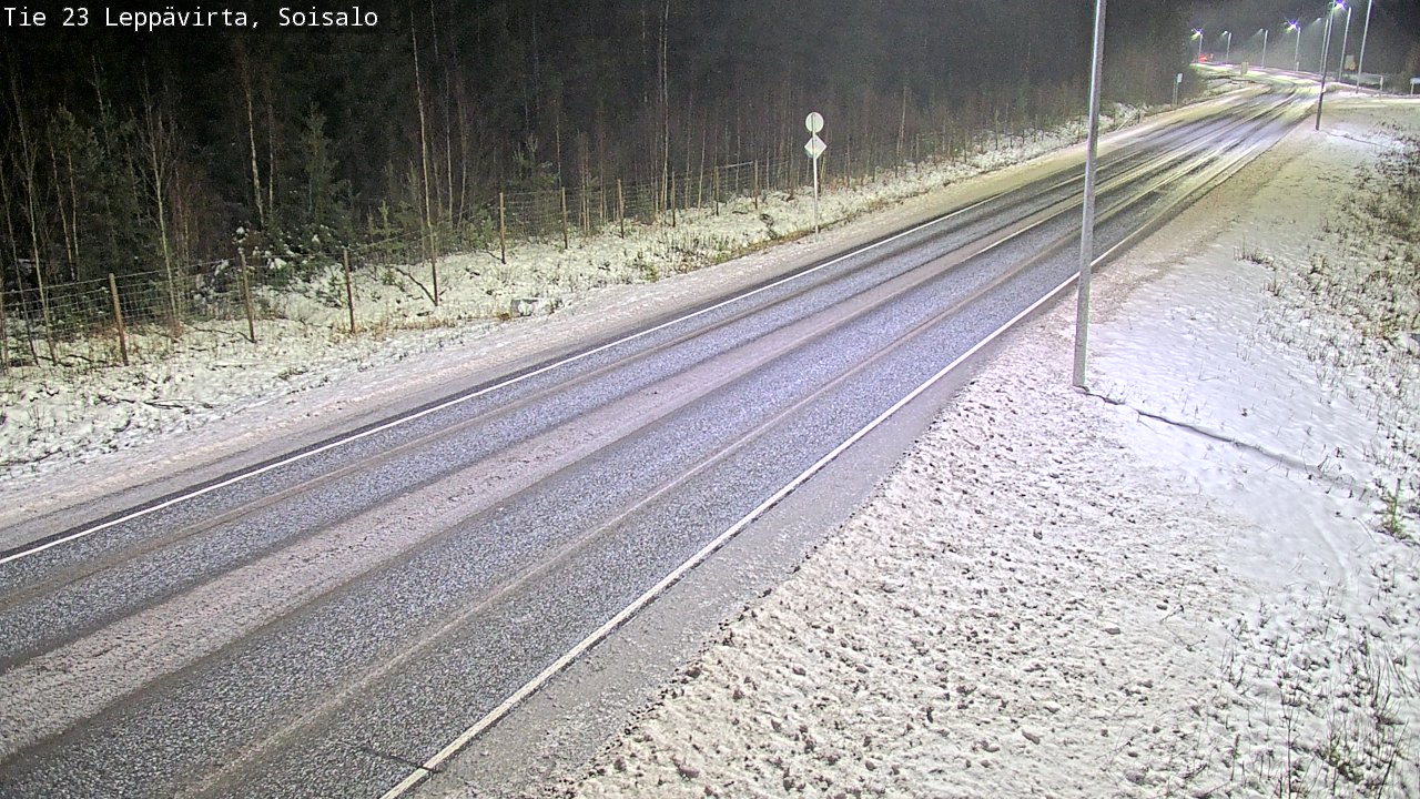 Weather Camera Image Road 23 Leppävirta, Soisalo, Leppävirta, Pohjois-Savo