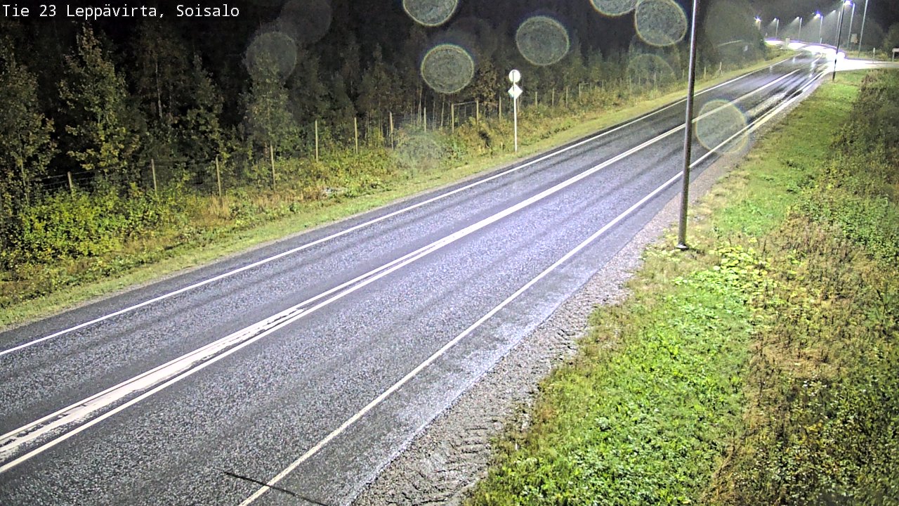 Weather Camera Image Road 23 Leppävirta, Soisalo, Leppävirta, Pohjois-Savo