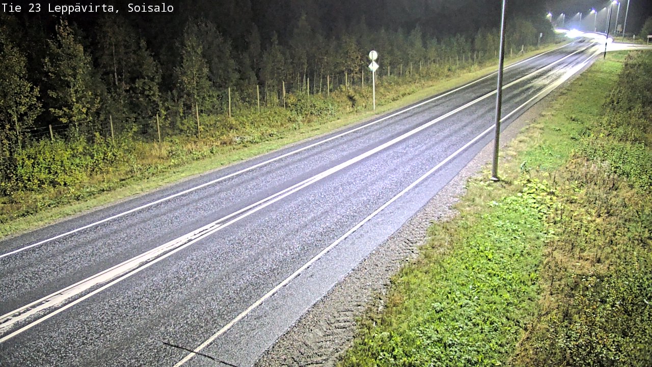 Weather Camera Image Road 23 Leppävirta, Soisalo, Leppävirta, Pohjois-Savo