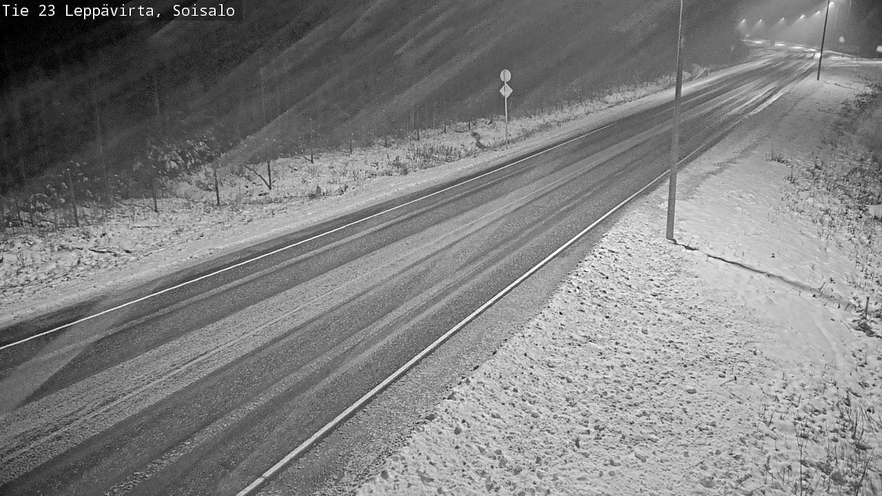 Weather Camera Image Road 23 Leppävirta, Soisalo, Leppävirta, Pohjois-Savo