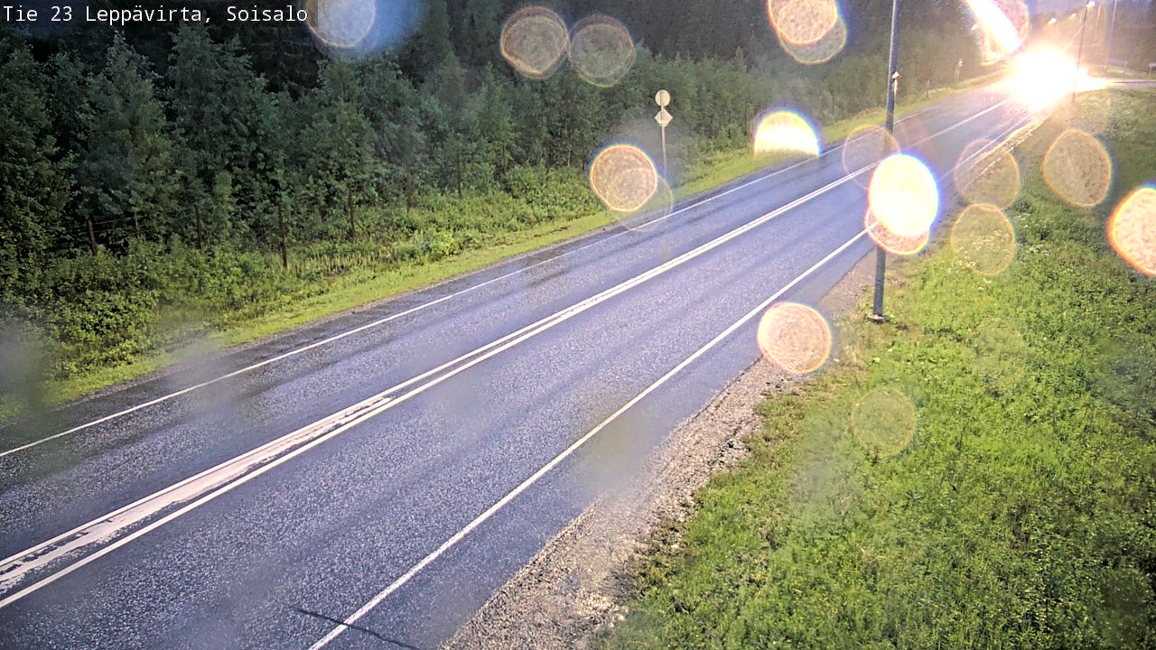 Weather Camera Image Road 23 Leppävirta, Soisalo, Leppävirta, Pohjois-Savo