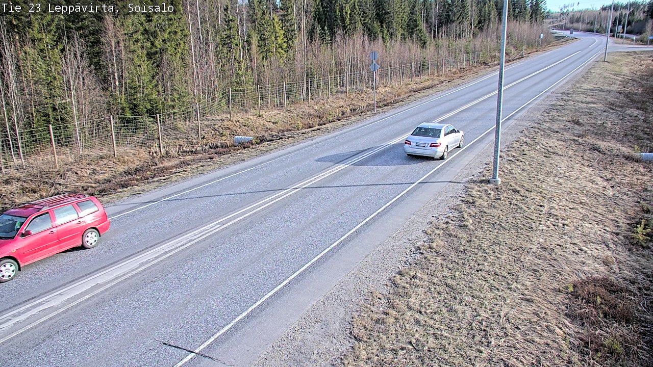 Weather Camera Image Väg 23 Leppävirta, Soisalo, Leppävirta, Pohjois-Savo