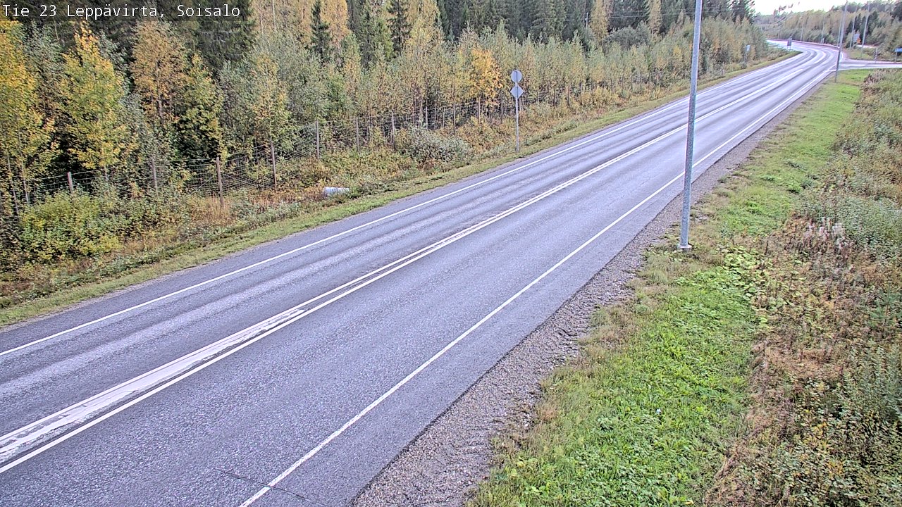 Weather Camera Image Road 23 Leppävirta, Soisalo, Leppävirta, Pohjois-Savo