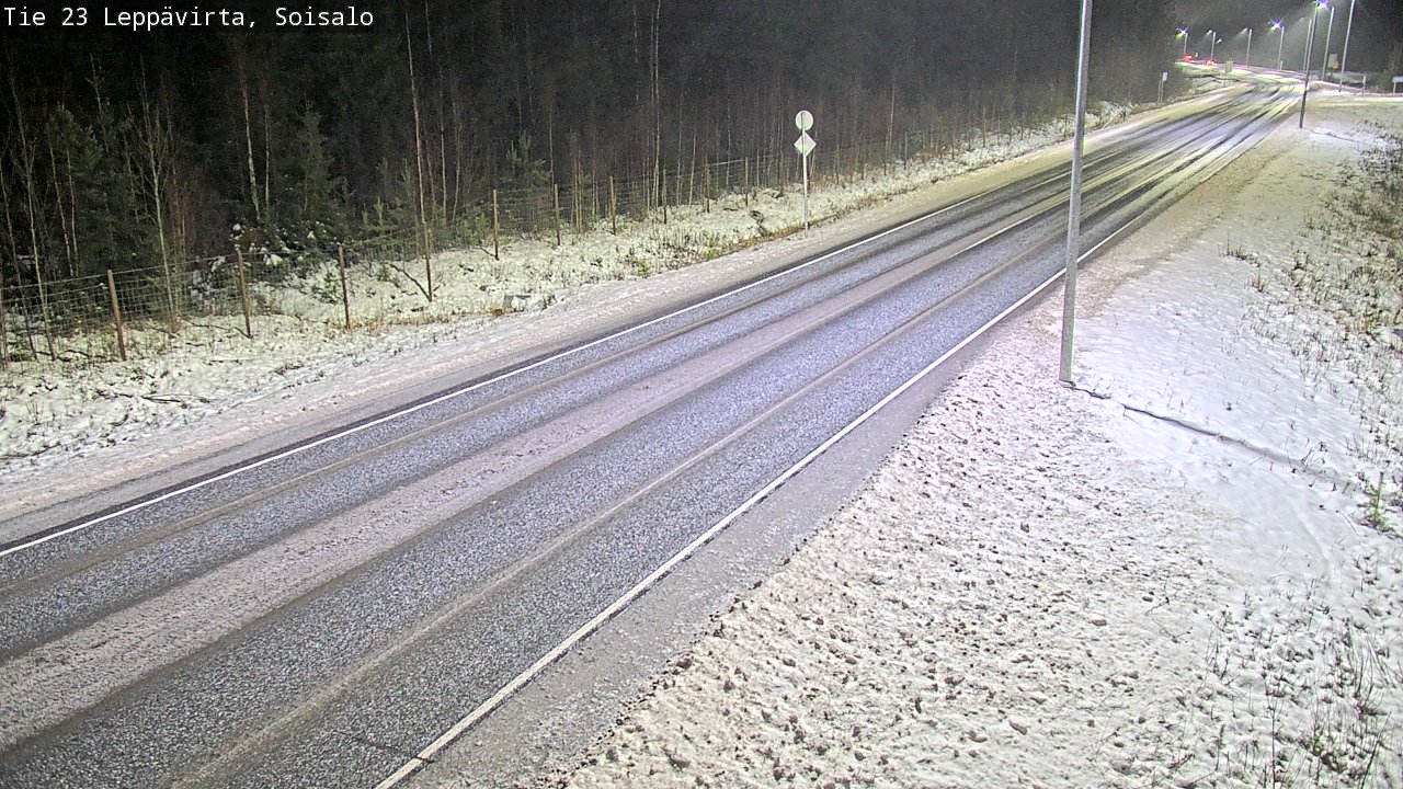 Weather Camera Image Road 23 Leppävirta, Soisalo, Leppävirta, Pohjois-Savo