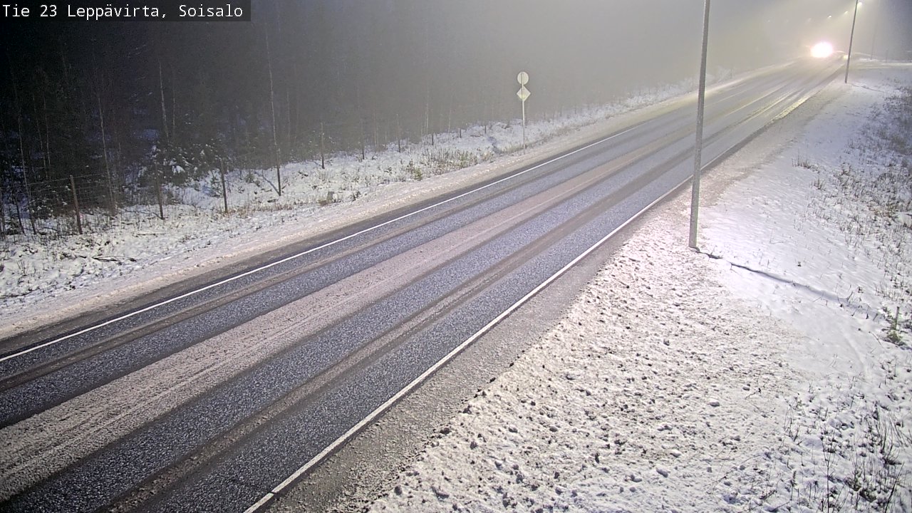 Weather Camera Image Road 23 Leppävirta, Soisalo, Leppävirta, Pohjois-Savo
