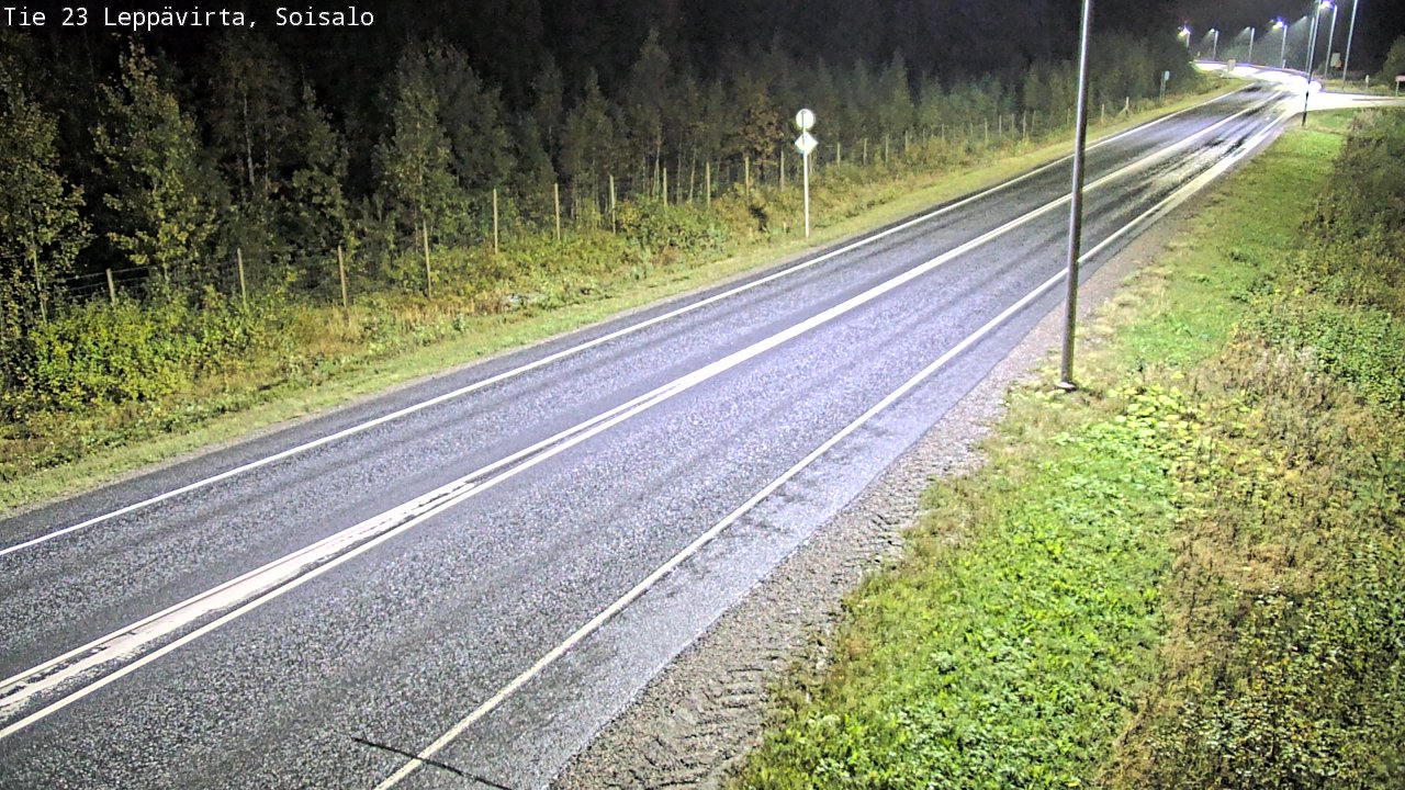 Weather Camera Image Road 23 Leppävirta, Soisalo, Leppävirta, Pohjois-Savo