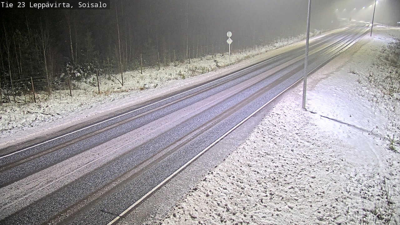Weather Camera Image Road 23 Leppävirta, Soisalo, Leppävirta, Pohjois-Savo