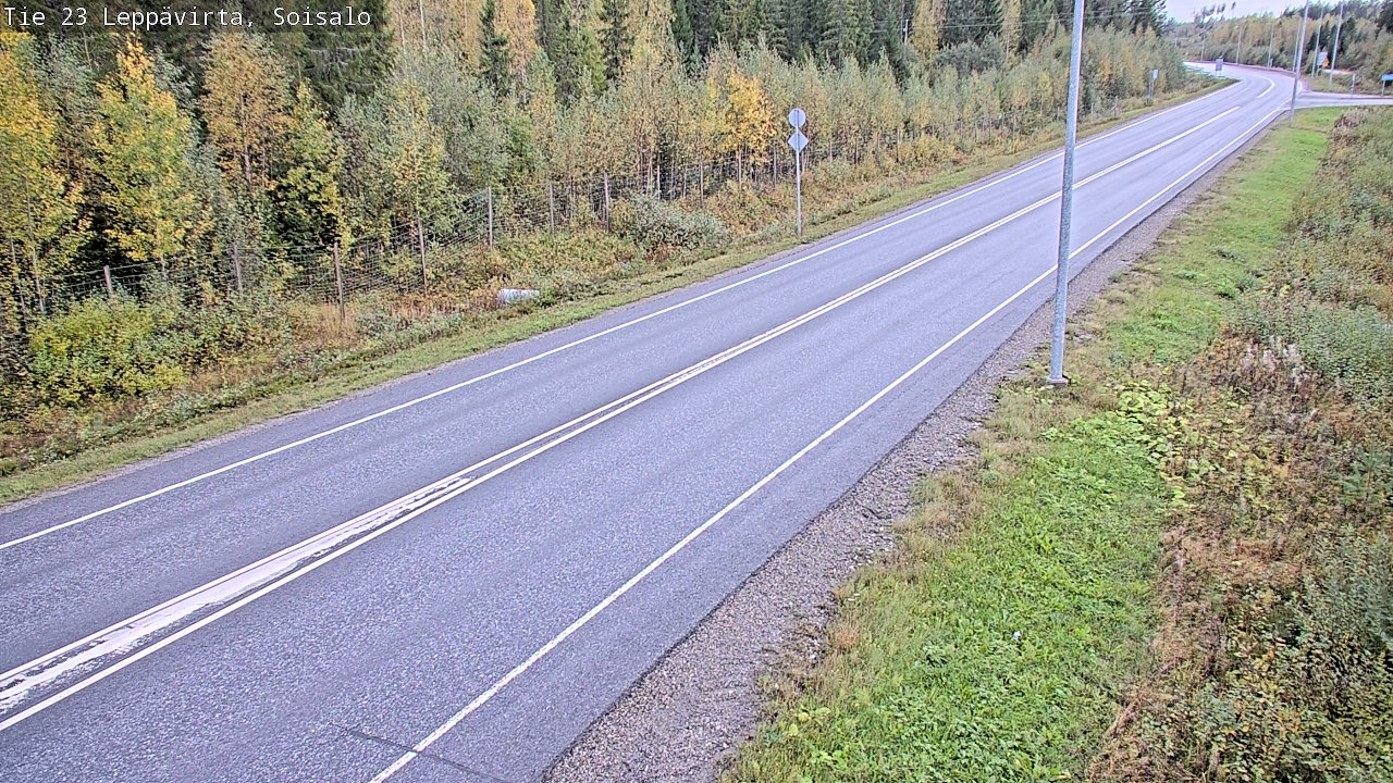 Weather Camera Image Road 23 Leppävirta, Soisalo, Leppävirta, Pohjois-Savo