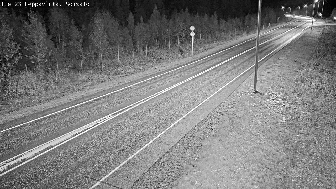 Weather Camera Image Road 23 Leppävirta, Soisalo, Leppävirta, Pohjois-Savo