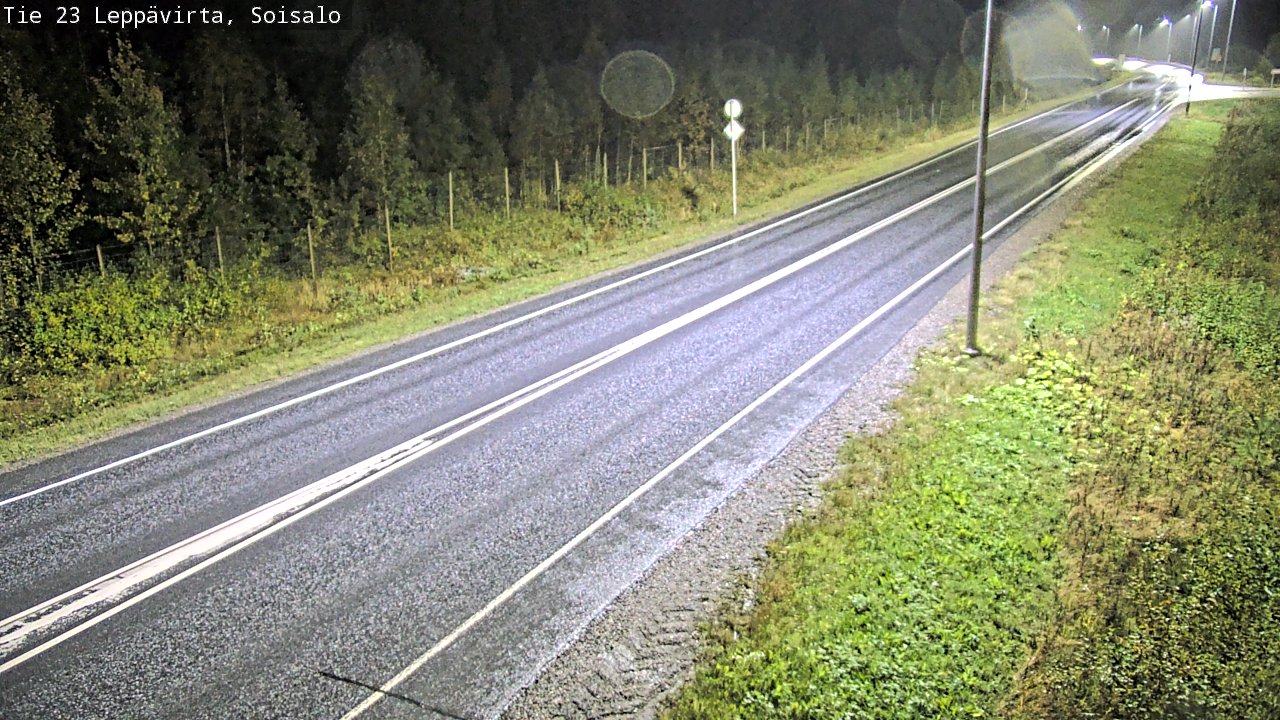 Weather Camera Image Road 23 Leppävirta, Soisalo, Leppävirta, Pohjois-Savo
