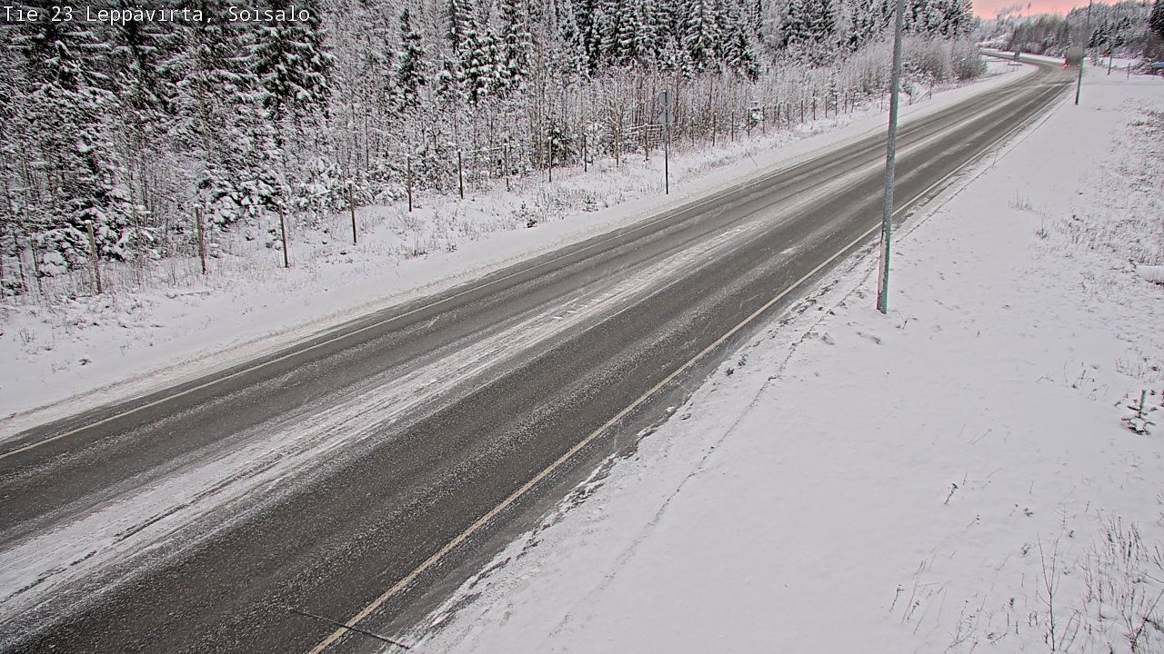 Weather Camera Image Road 23 Leppävirta, Soisalo, Leppävirta, Pohjois-Savo