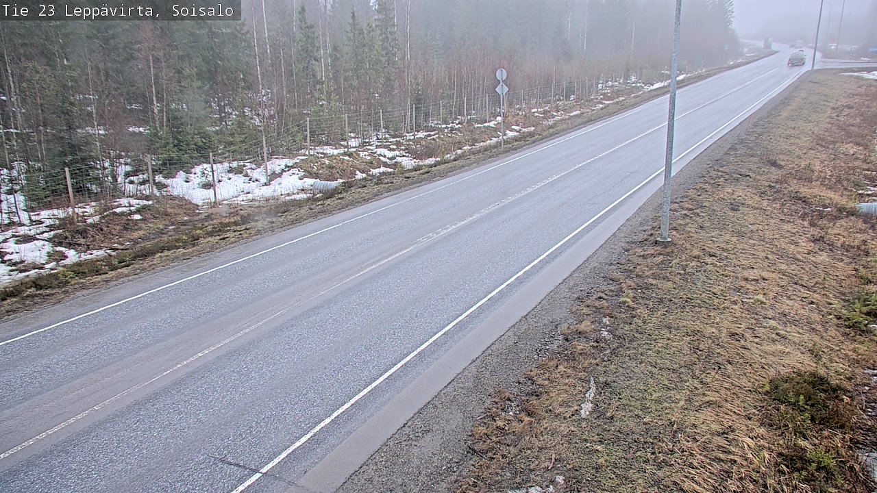 Weather Camera Image Väg 23 Leppävirta, Soisalo, Leppävirta, Pohjois-Savo