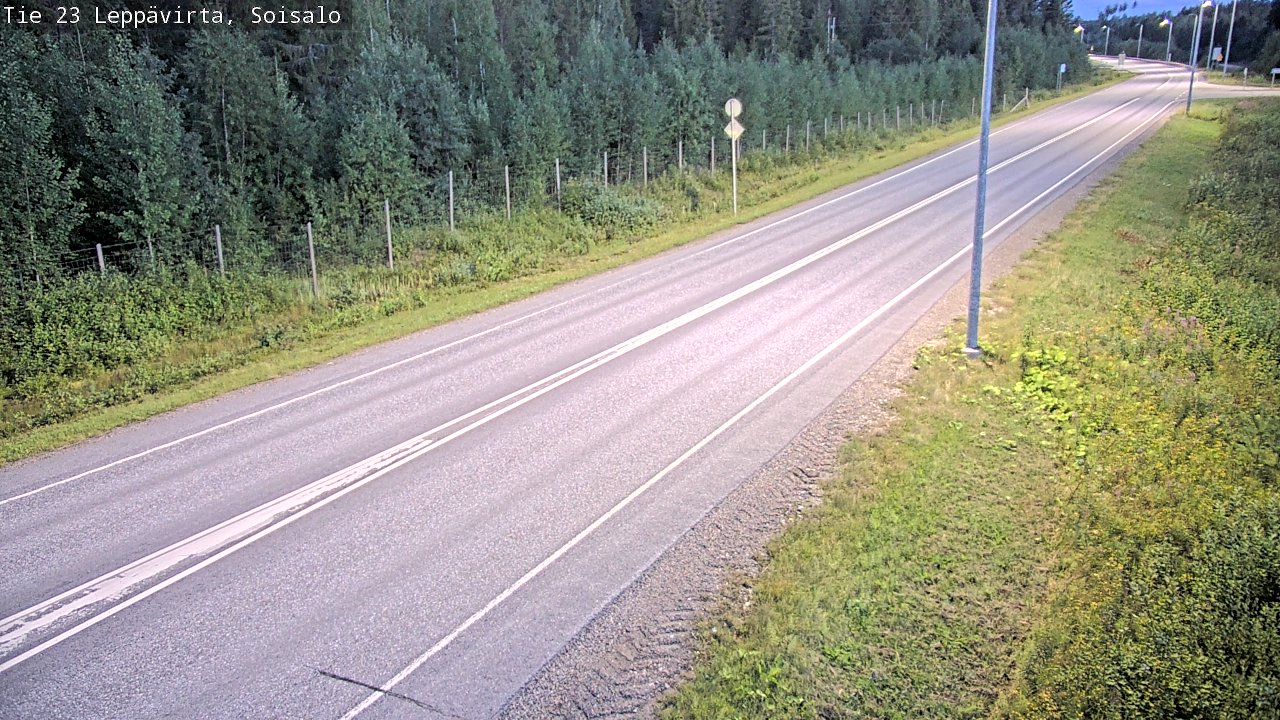 Kelikamerat Kuva Tie 23 Leppävirta, Soisalo, Leppävirta, Pohjois-Savo