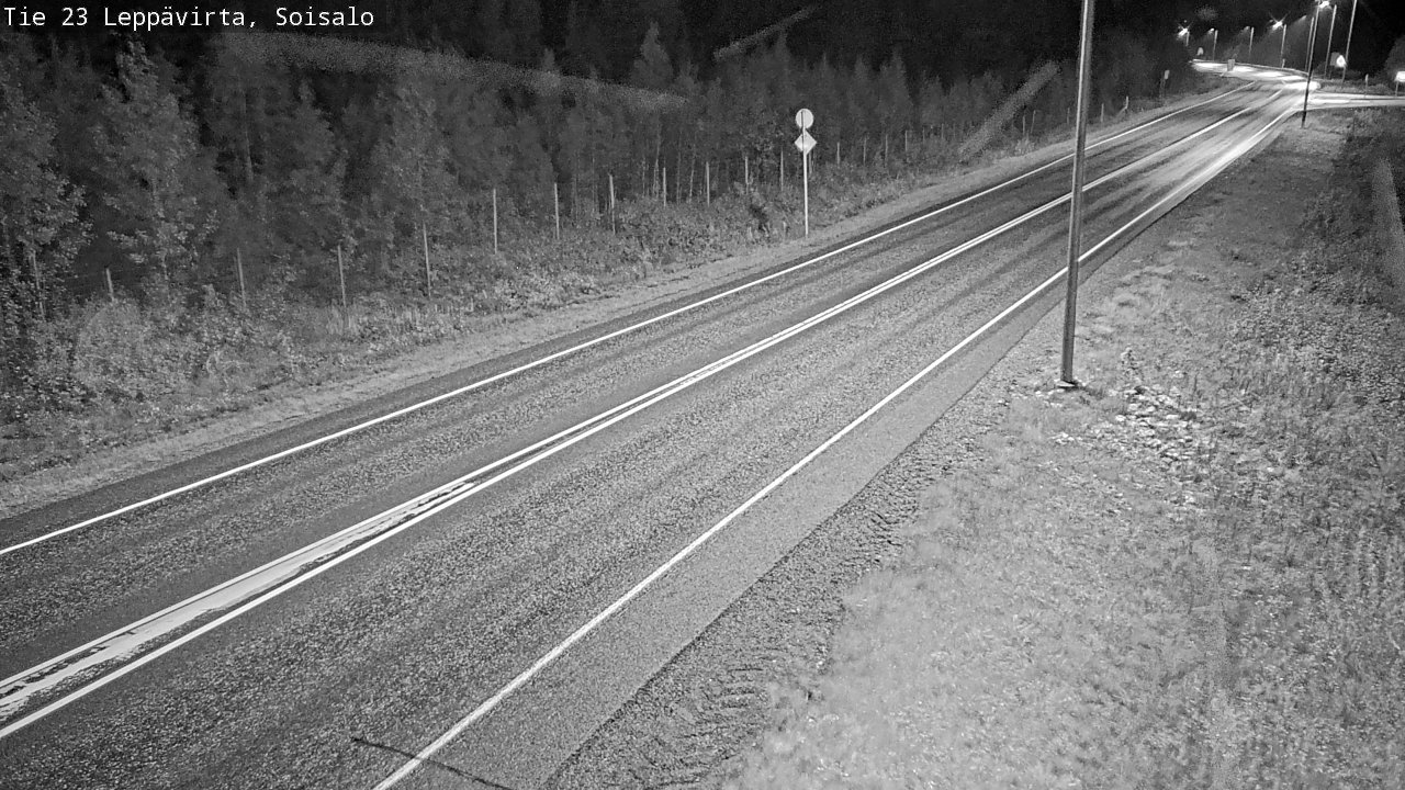 Weather Camera Image Road 23 Leppävirta, Soisalo, Leppävirta, Pohjois-Savo