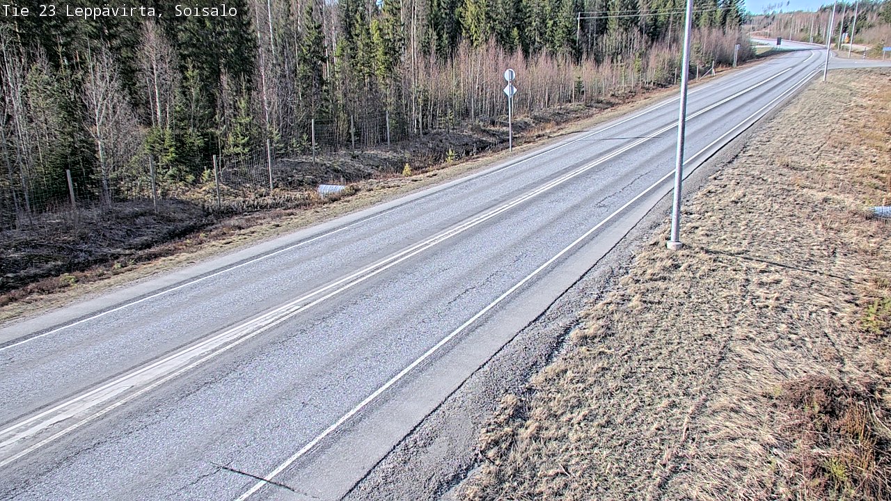 Weather Camera Image Väg 23 Leppävirta, Soisalo, Leppävirta, Pohjois-Savo