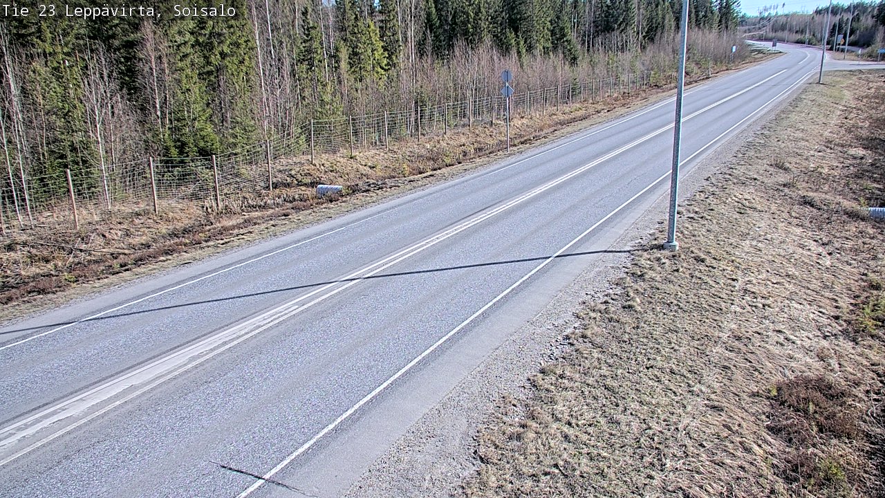 Weather Camera Image Väg 23 Leppävirta, Soisalo, Leppävirta, Pohjois-Savo