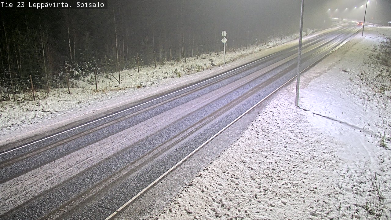 Weather Camera Image Road 23 Leppävirta, Soisalo, Leppävirta, Pohjois-Savo