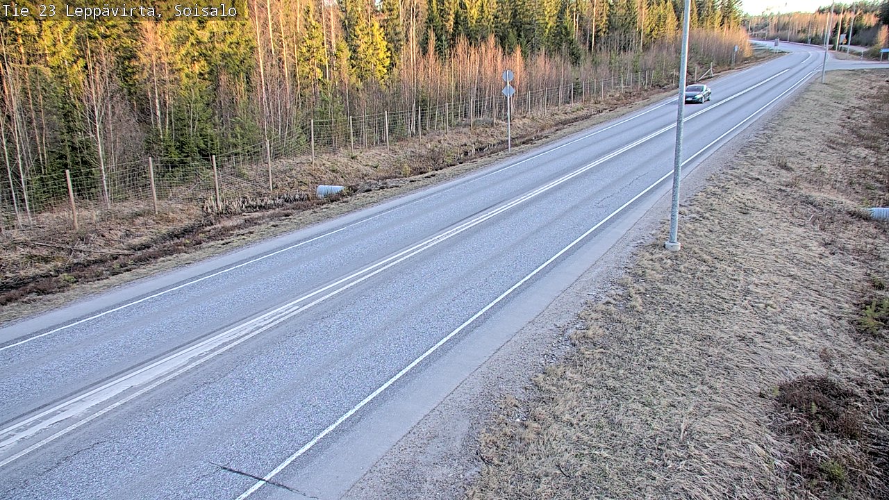 Weather Camera Image Väg 23 Leppävirta, Soisalo, Leppävirta, Pohjois-Savo