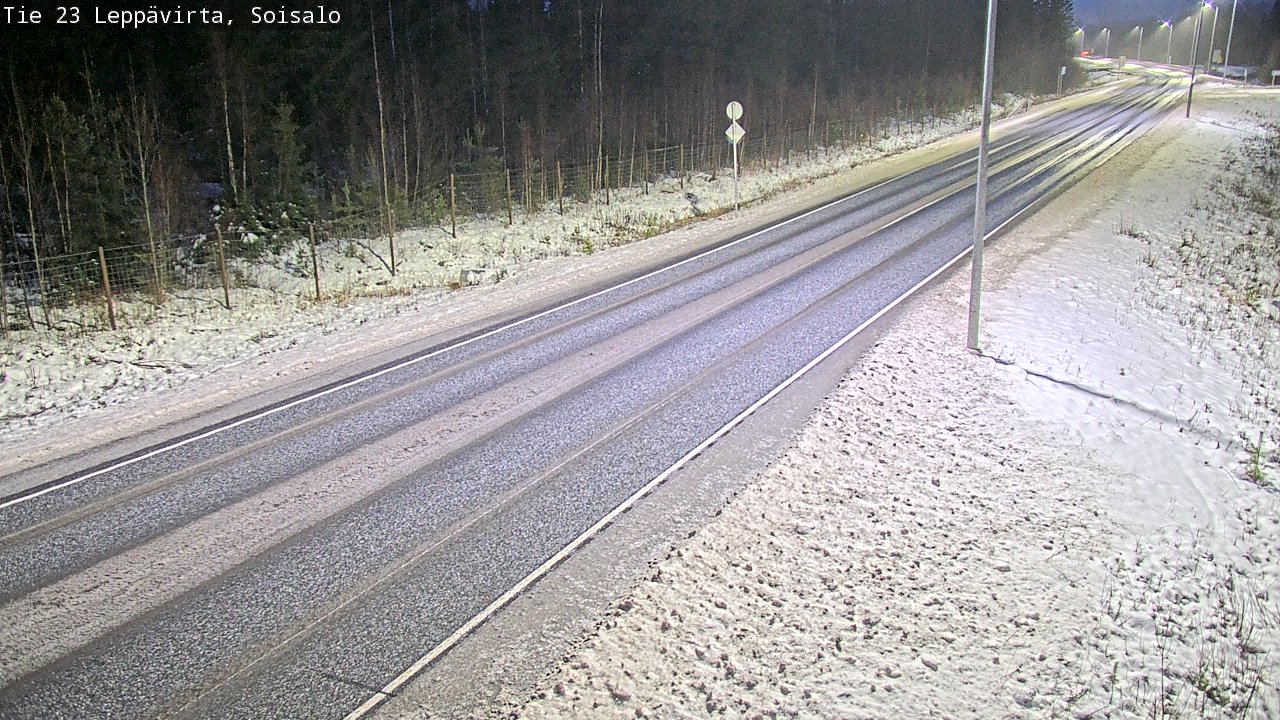 Weather Camera Image Road 23 Leppävirta, Soisalo, Leppävirta, Pohjois-Savo