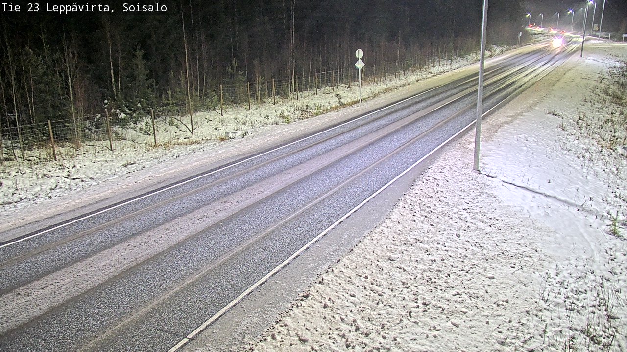 Weather Camera Image Road 23 Leppävirta, Soisalo, Leppävirta, Pohjois-Savo