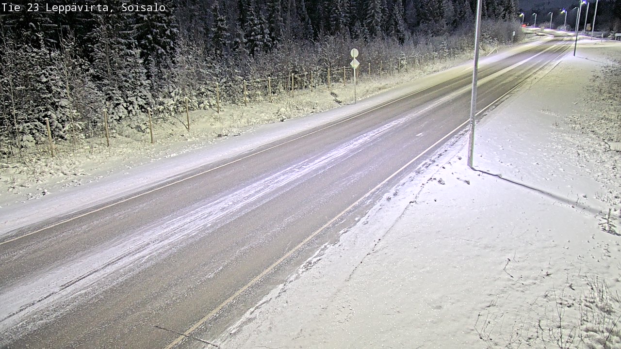 Weather Camera Image Road 23 Leppävirta, Soisalo, Leppävirta, Pohjois-Savo