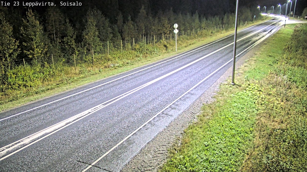 Weather Camera Image Road 23 Leppävirta, Soisalo, Leppävirta, Pohjois-Savo