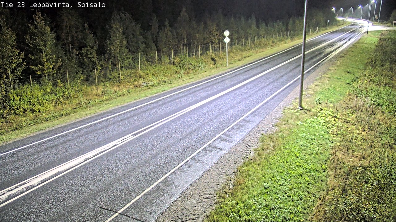 Weather Camera Image Road 23 Leppävirta, Soisalo, Leppävirta, Pohjois-Savo