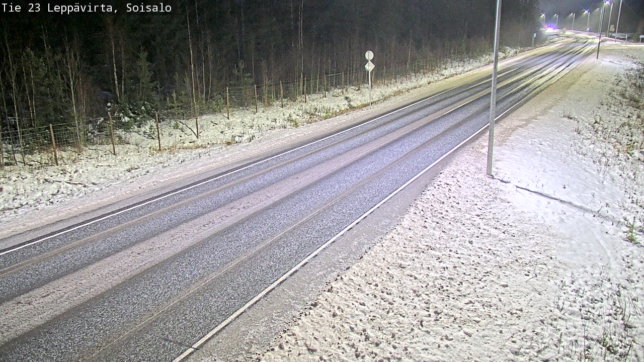 Weather Camera Image Road 23 Leppävirta, Soisalo, Leppävirta, Pohjois-Savo
