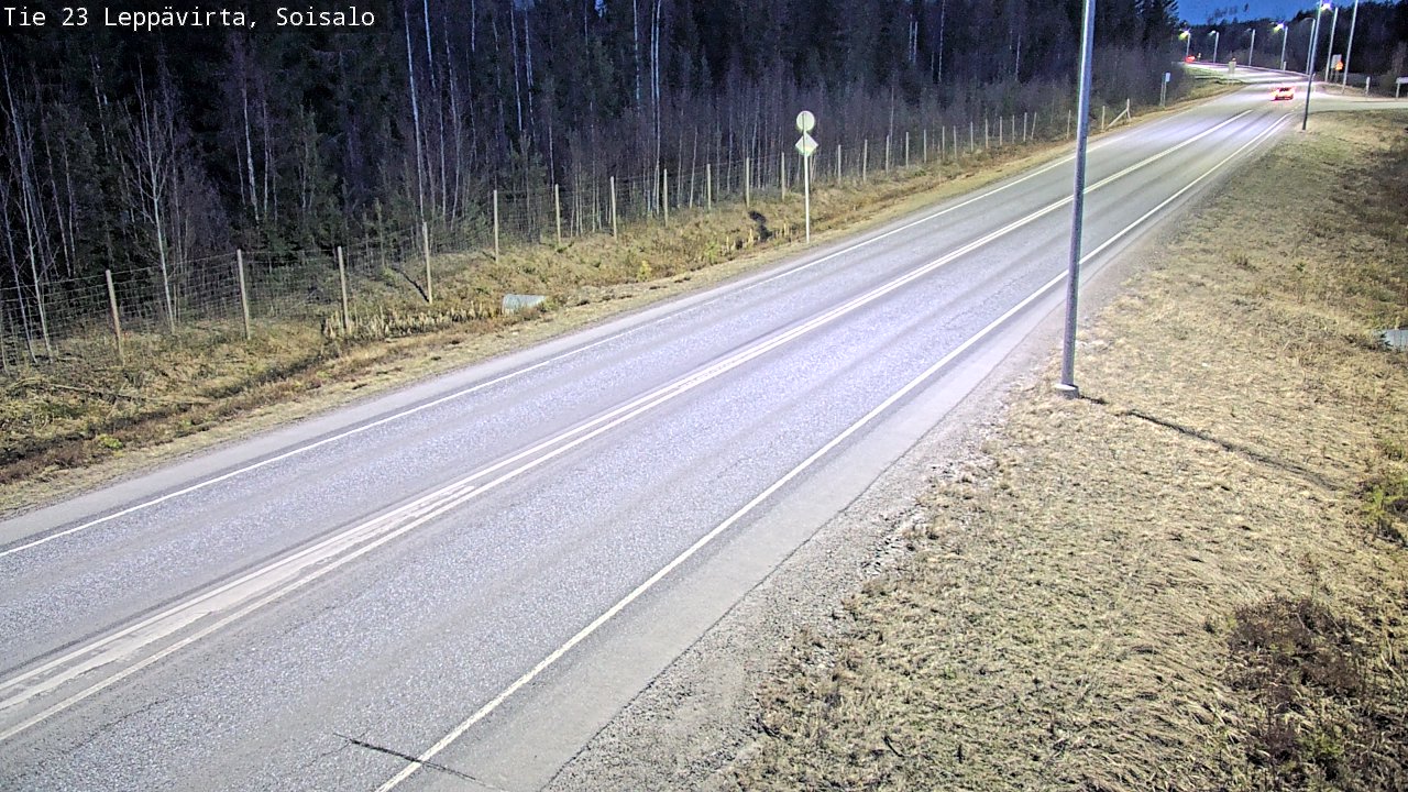 Weather Camera Image Väg 23 Leppävirta, Soisalo, Leppävirta, Pohjois-Savo