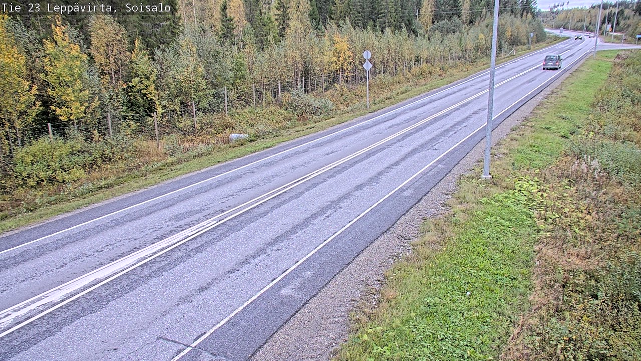 Weather Camera Image Road 23 Leppävirta, Soisalo, Leppävirta, Pohjois-Savo
