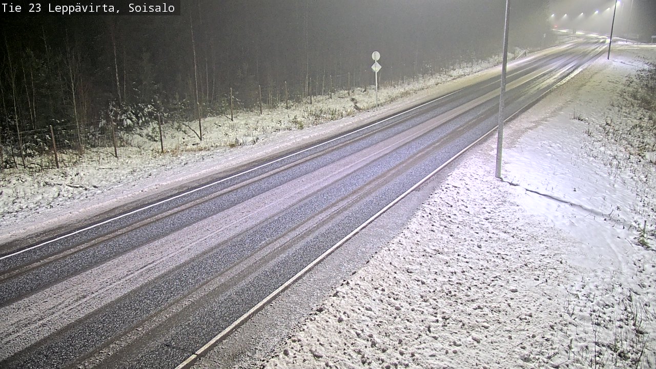 Weather Camera Image Road 23 Leppävirta, Soisalo, Leppävirta, Pohjois-Savo