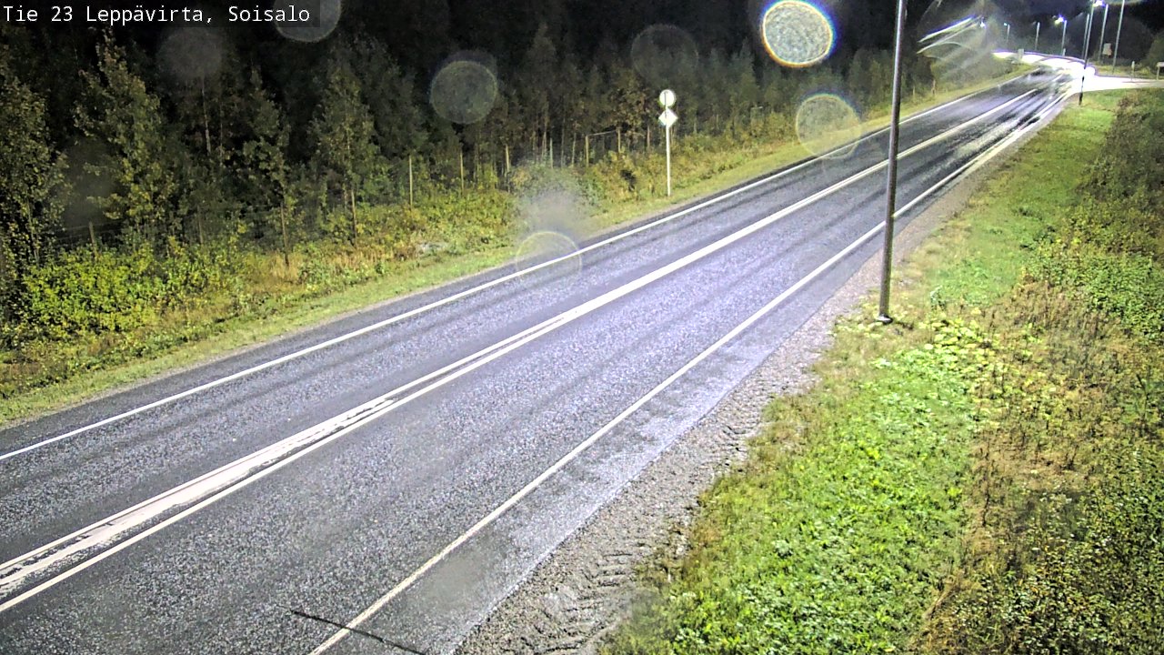 Weather Camera Image Road 23 Leppävirta, Soisalo, Leppävirta, Pohjois-Savo