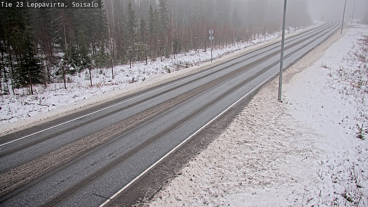 Weather Camera Image Road 23 Leppävirta, Soisalo, Leppävirta, Pohjois-Savo