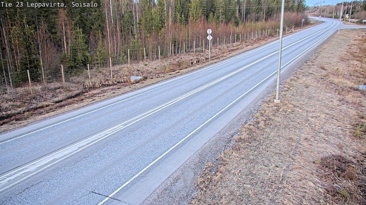 Kelikamerat Kuva Tie 23 Leppävirta, Soisalo, Leppävirta, Pohjois-Savo
