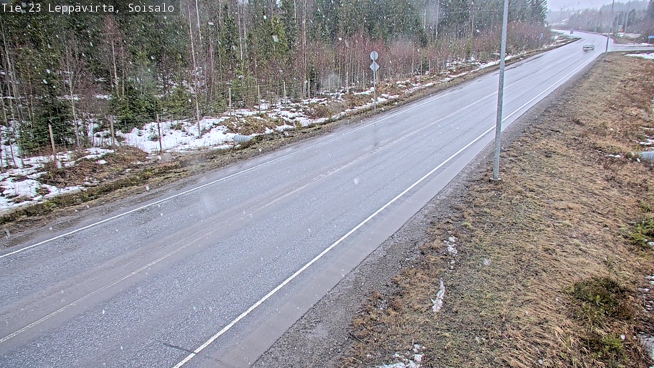 Weather Camera Image Väg 23 Leppävirta, Soisalo, Leppävirta, Pohjois-Savo