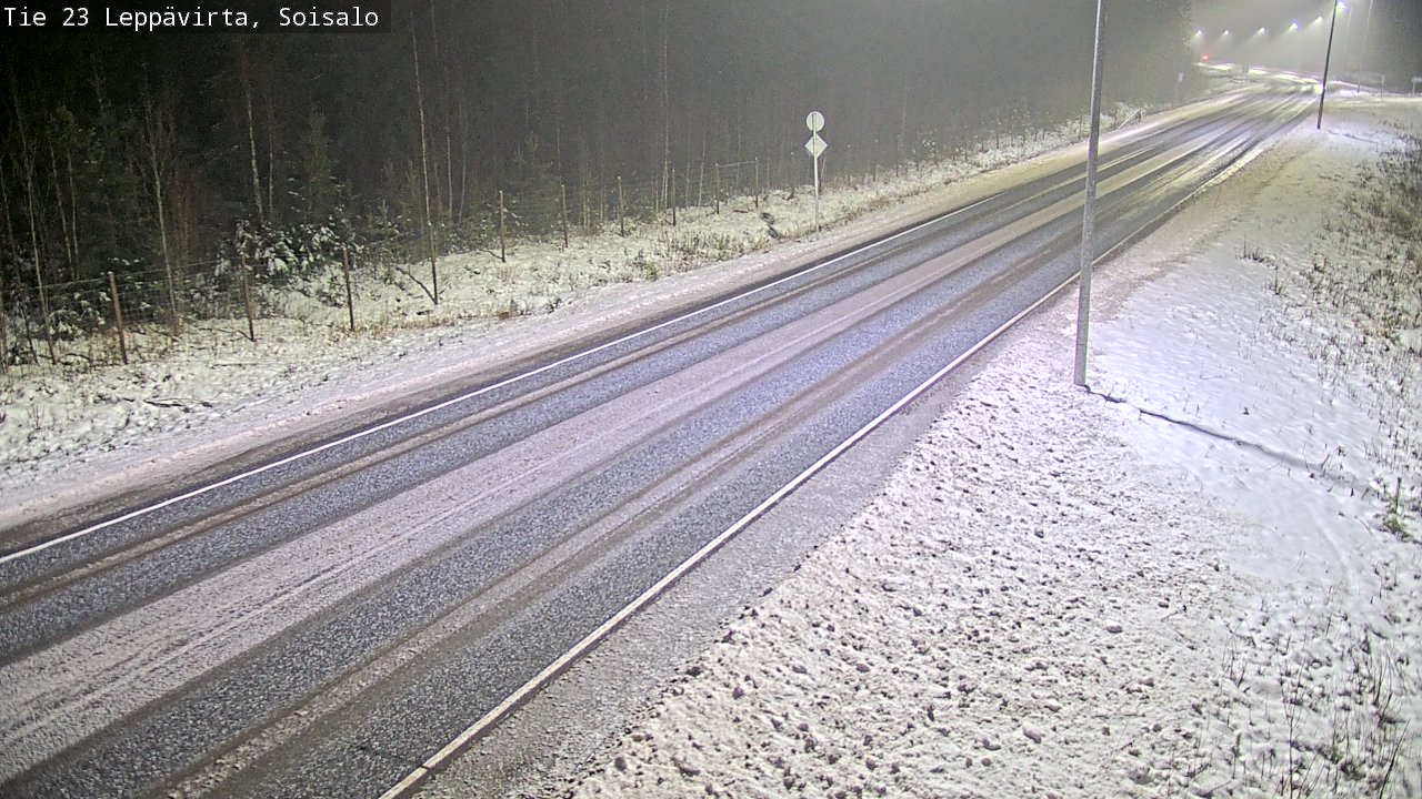 Weather Camera Image Road 23 Leppävirta, Soisalo, Leppävirta, Pohjois-Savo