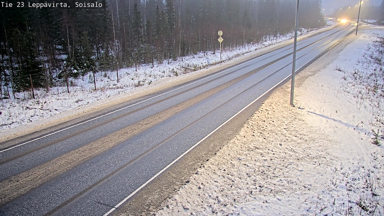 Weather Camera Image Road 23 Leppävirta, Soisalo, Leppävirta, Pohjois-Savo