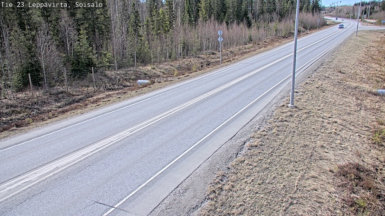 Weather Camera Image Väg 23 Leppävirta, Soisalo, Leppävirta, Pohjois-Savo