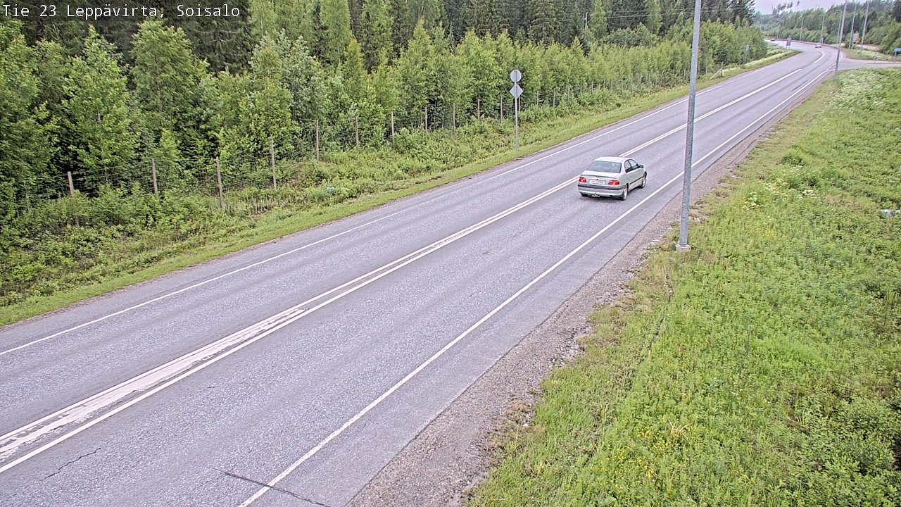 Weather Camera Image Road 23 Leppävirta, Soisalo, Leppävirta, Pohjois-Savo