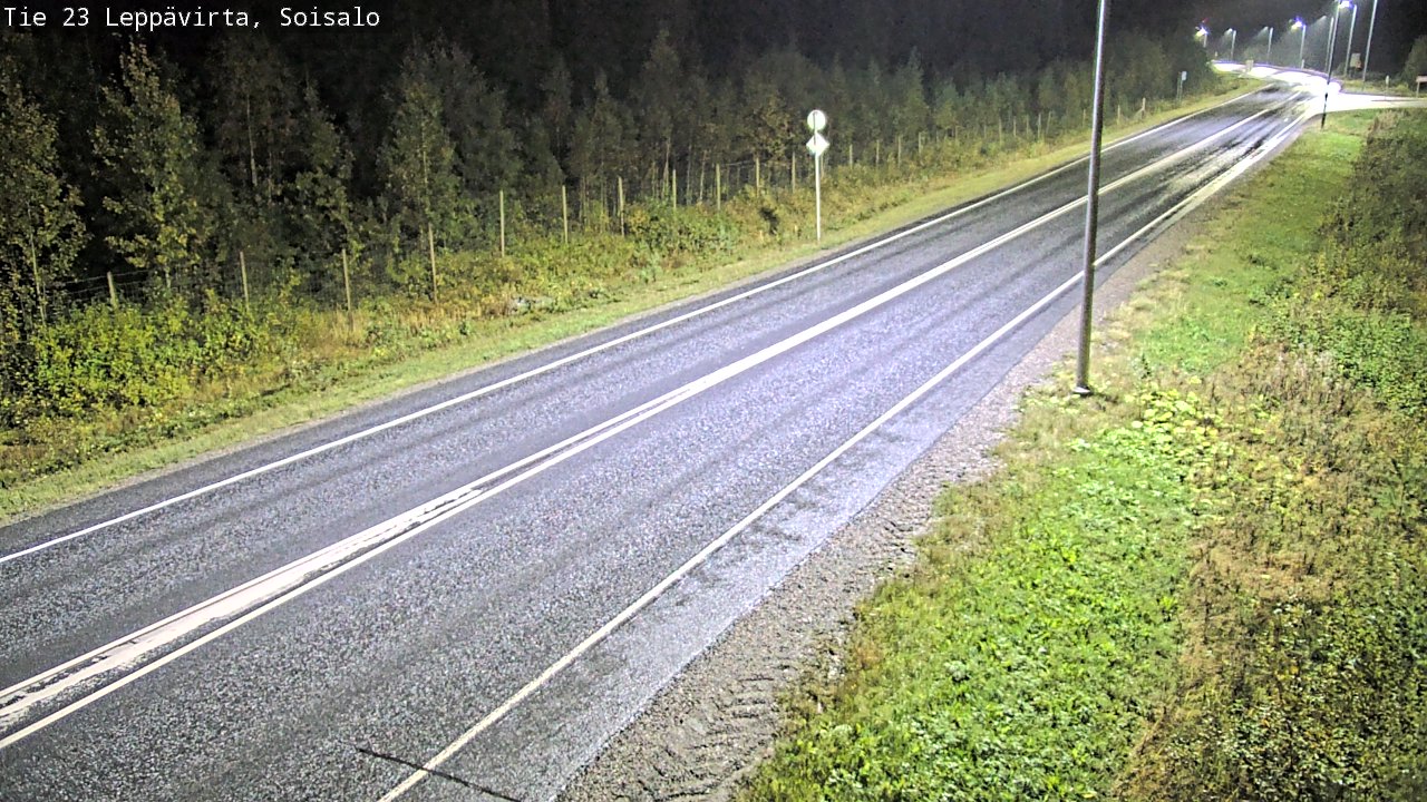 Weather Camera Image Road 23 Leppävirta, Soisalo, Leppävirta, Pohjois-Savo
