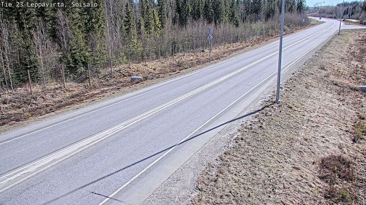 Weather Camera Image Väg 23 Leppävirta, Soisalo, Leppävirta, Pohjois-Savo