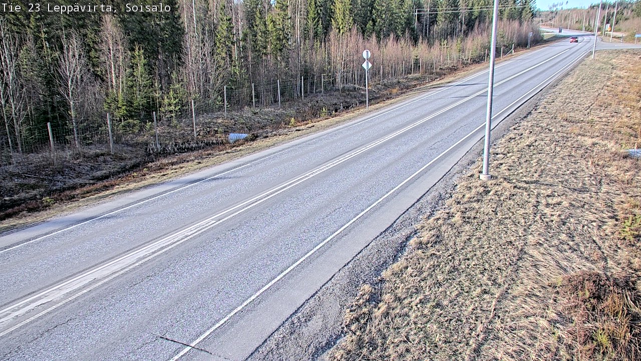 Kelikamerat Kuva Tie 23 Leppävirta, Soisalo, Leppävirta, Pohjois-Savo